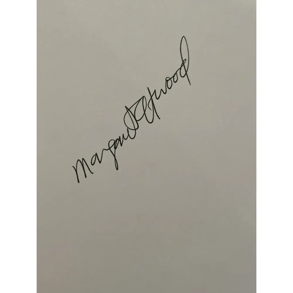 *AUTOGRAPHED/SIGNED* Old Babes in the Wood by Margaret Atwood HC #7
